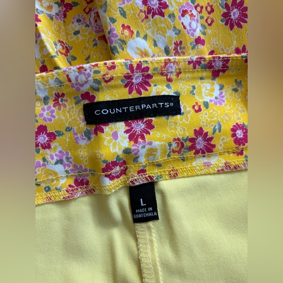 Yellow floral skort - Picture 2 of 5